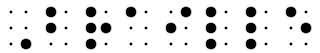 Hello World em braille