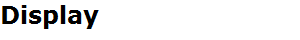 Display